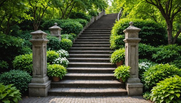 Optez pour la résine : un escalier extérieur résistant et beau