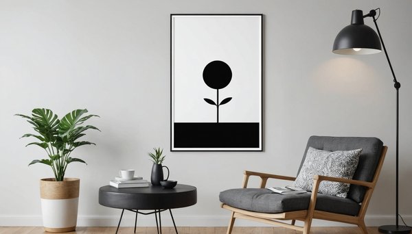 Transformez votre déco avec une affiche minimaliste élégante